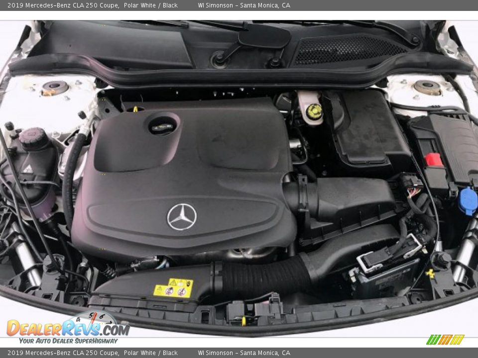 2019 Mercedes-Benz CLA 250 Coupe Polar White / Black Photo #8