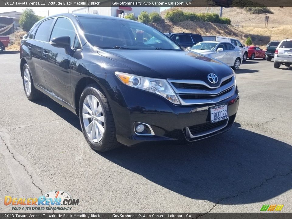 2013 Toyota Venza LE Attitude Black Metallic / Black Photo #1