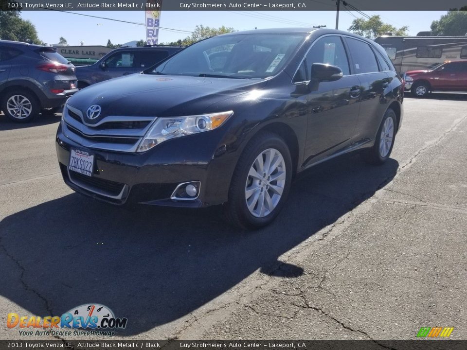 2013 Toyota Venza LE Attitude Black Metallic / Black Photo #2