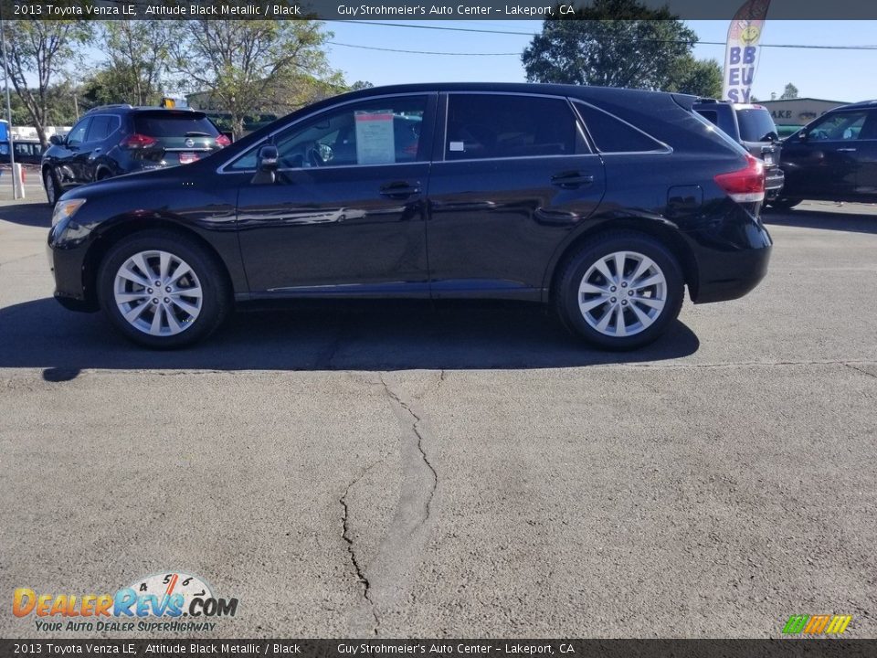 2013 Toyota Venza LE Attitude Black Metallic / Black Photo #6