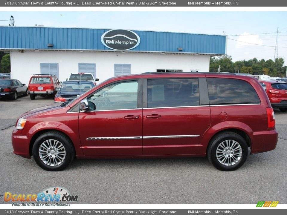 2013 Chrysler Town & Country Touring - L Deep Cherry Red Crystal Pearl / Black/Light Graystone Photo #2