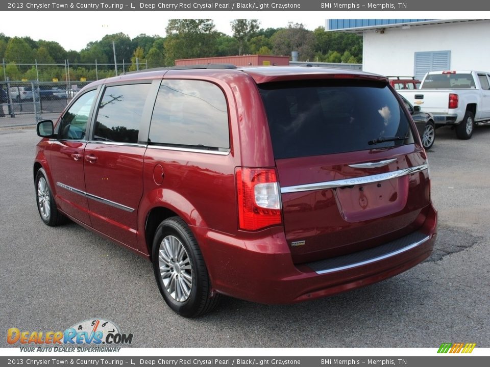2013 Chrysler Town & Country Touring - L Deep Cherry Red Crystal Pearl / Black/Light Graystone Photo #3
