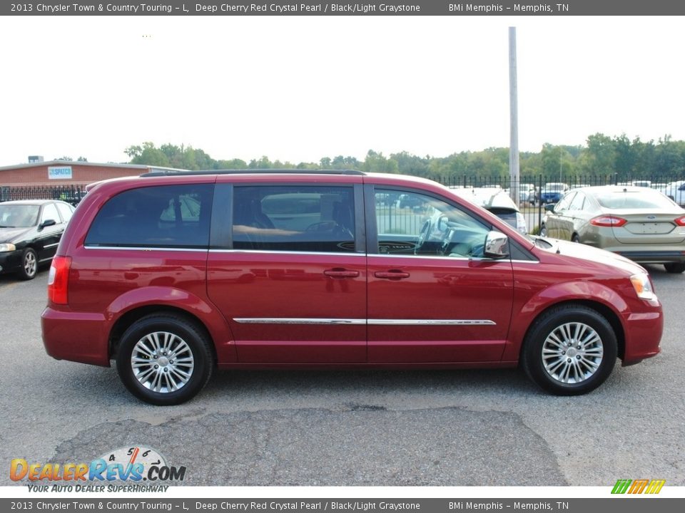 2013 Chrysler Town & Country Touring - L Deep Cherry Red Crystal Pearl / Black/Light Graystone Photo #6