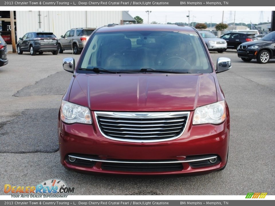 2013 Chrysler Town & Country Touring - L Deep Cherry Red Crystal Pearl / Black/Light Graystone Photo #8