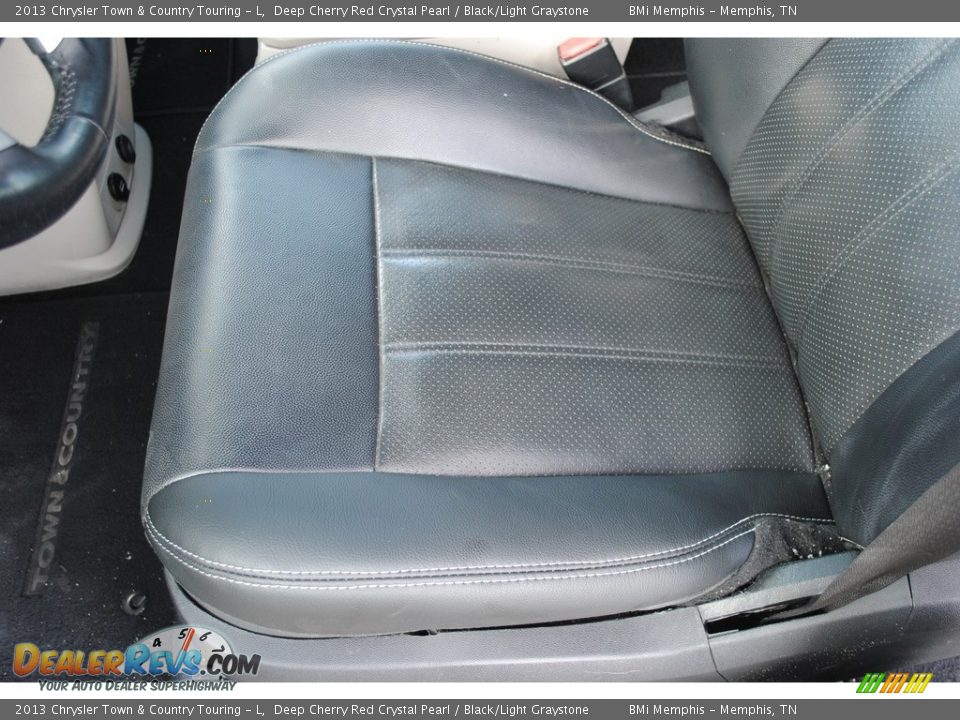 2013 Chrysler Town & Country Touring - L Deep Cherry Red Crystal Pearl / Black/Light Graystone Photo #12