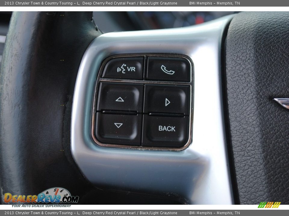 2013 Chrysler Town & Country Touring - L Deep Cherry Red Crystal Pearl / Black/Light Graystone Photo #14