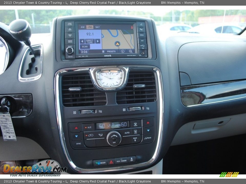 2013 Chrysler Town & Country Touring - L Deep Cherry Red Crystal Pearl / Black/Light Graystone Photo #17