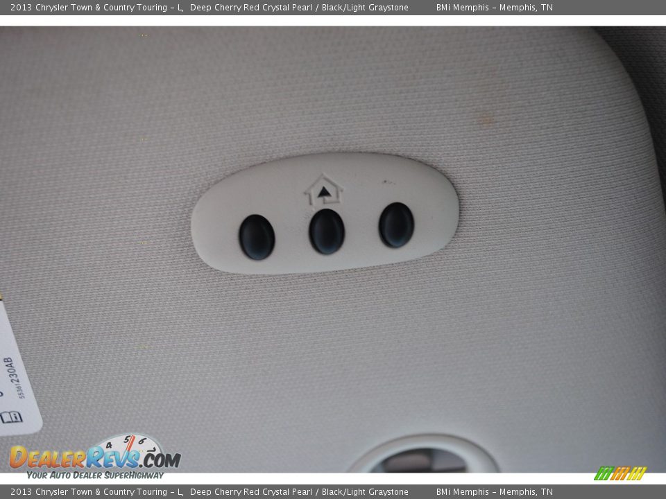 2013 Chrysler Town & Country Touring - L Deep Cherry Red Crystal Pearl / Black/Light Graystone Photo #21