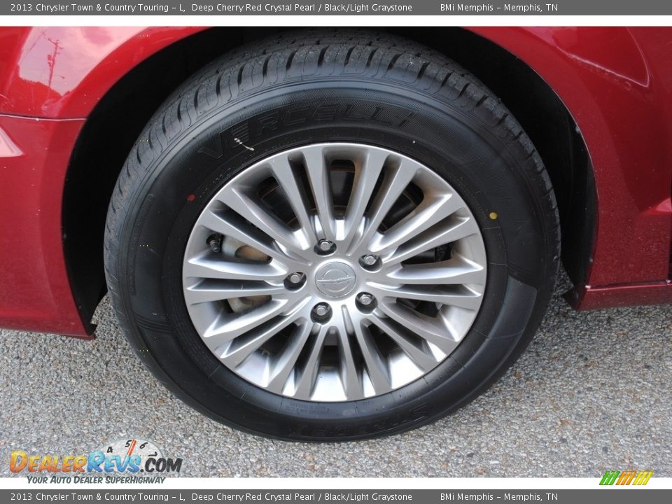 2013 Chrysler Town & Country Touring - L Deep Cherry Red Crystal Pearl / Black/Light Graystone Photo #30