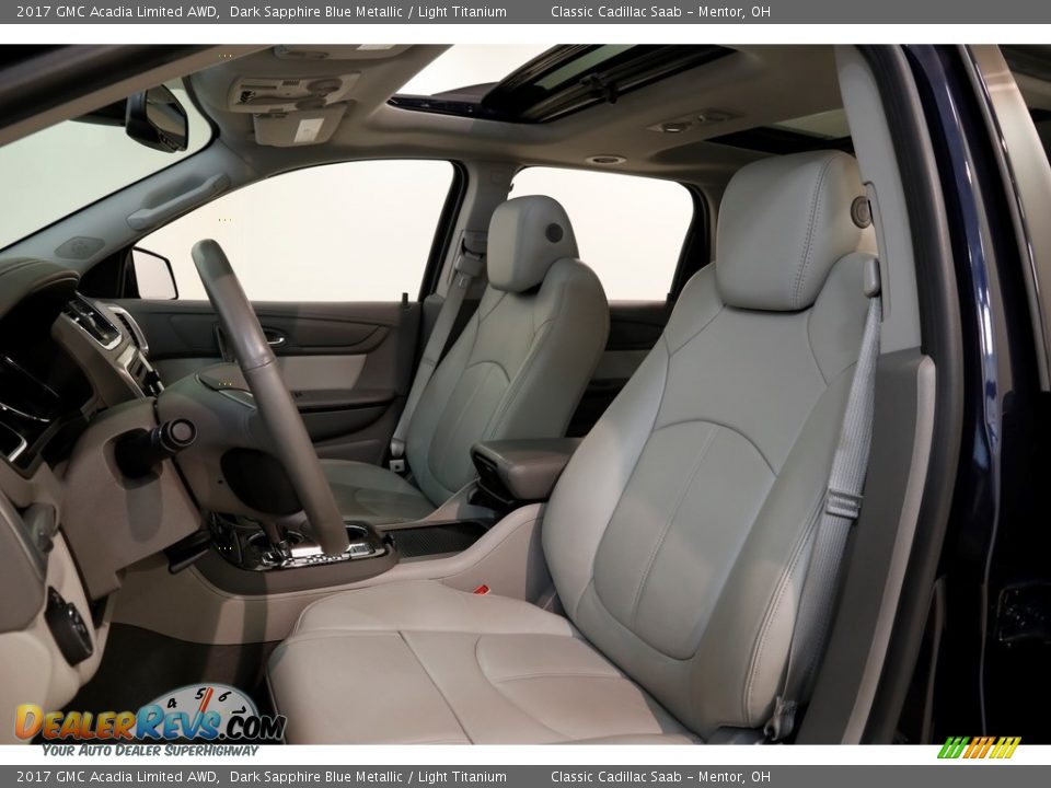 2017 GMC Acadia Limited AWD Dark Sapphire Blue Metallic / Light Titanium Photo #5