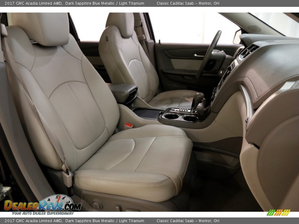 2017 GMC Acadia Limited AWD Dark Sapphire Blue Metallic / Light Titanium Photo #13