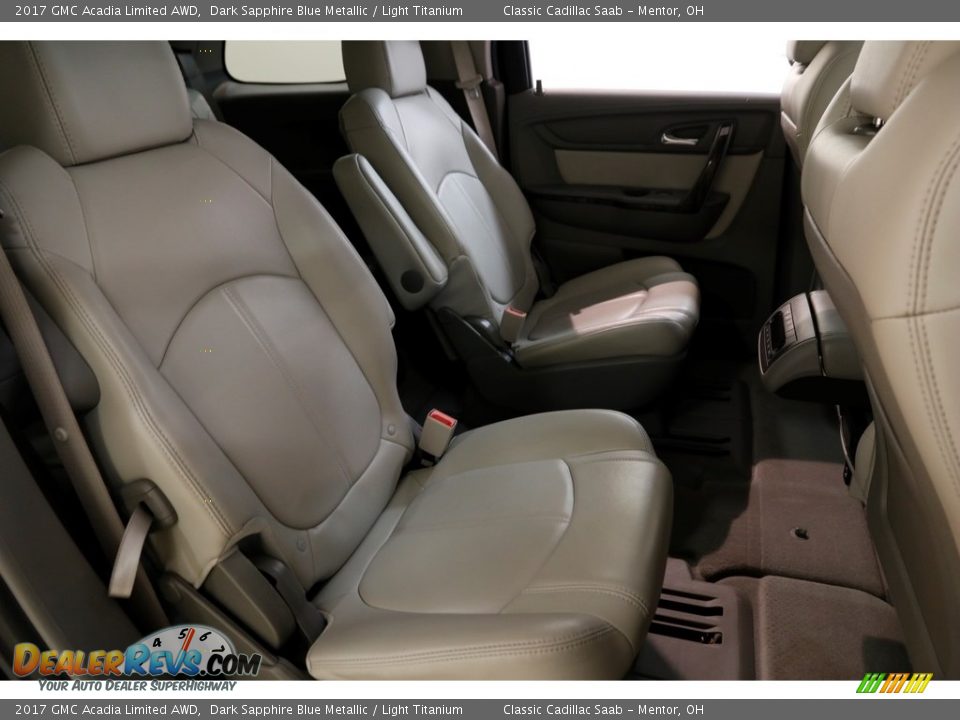 2017 GMC Acadia Limited AWD Dark Sapphire Blue Metallic / Light Titanium Photo #14