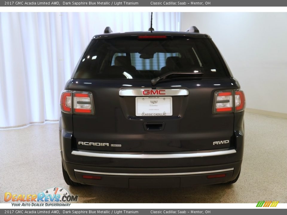 2017 GMC Acadia Limited AWD Dark Sapphire Blue Metallic / Light Titanium Photo #17