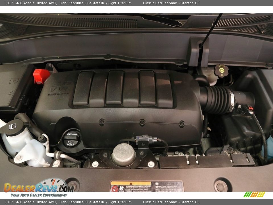 2017 GMC Acadia Limited AWD Dark Sapphire Blue Metallic / Light Titanium Photo #18