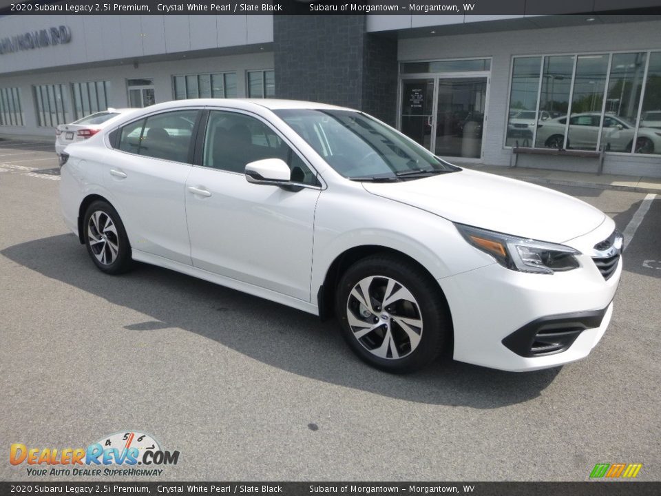 2020 Subaru Legacy 2.5i Premium Crystal White Pearl / Slate Black Photo #1