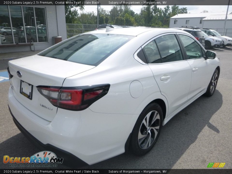 2020 Subaru Legacy 2.5i Premium Crystal White Pearl / Slate Black Photo #4
