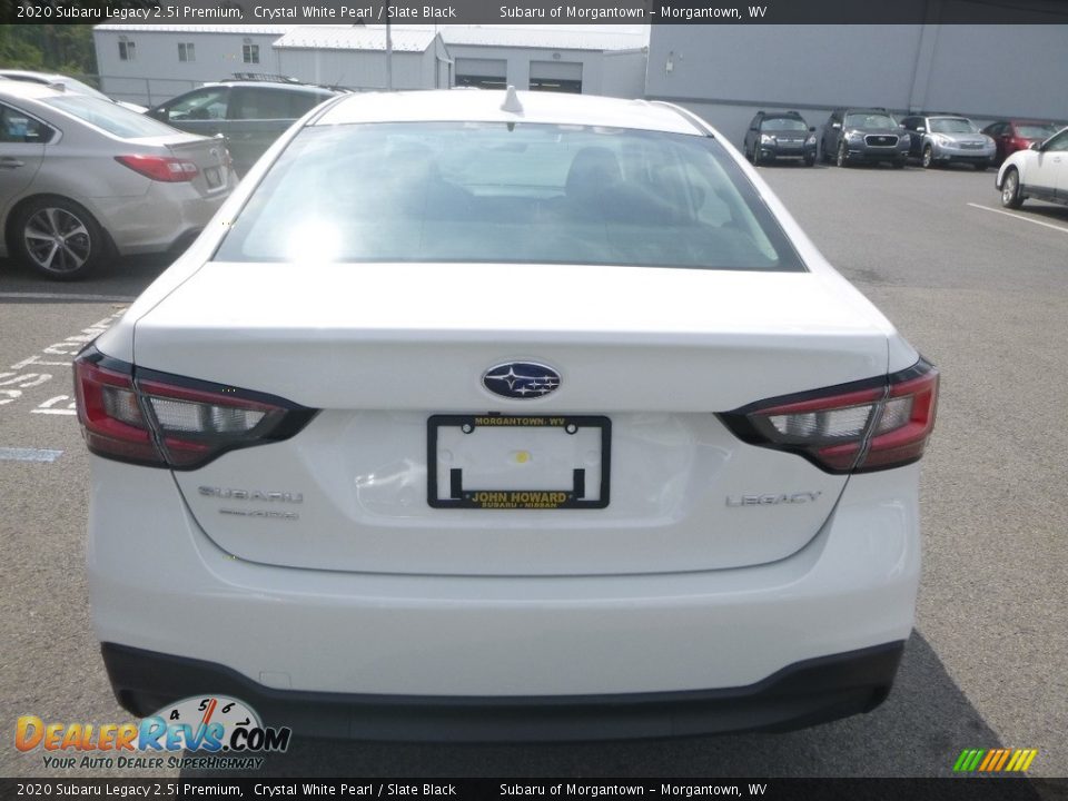 2020 Subaru Legacy 2.5i Premium Crystal White Pearl / Slate Black Photo #5
