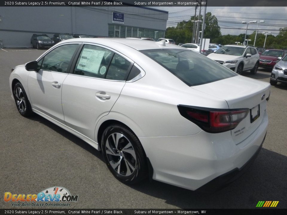 2020 Subaru Legacy 2.5i Premium Crystal White Pearl / Slate Black Photo #6