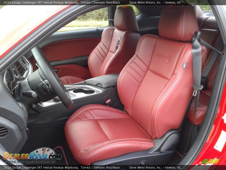 Demonic Red/Black Interior - 2019 Dodge Challenger SRT Hellcat Redeye Widebody Photo #10