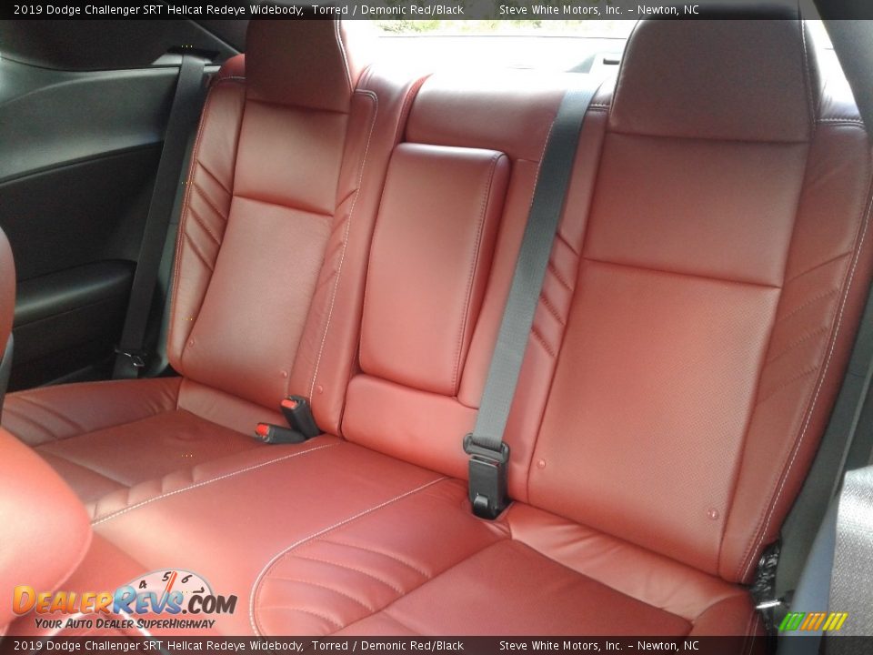 Rear Seat of 2019 Dodge Challenger SRT Hellcat Redeye Widebody Photo #11