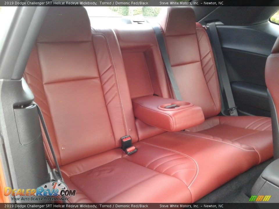 Rear Seat of 2019 Dodge Challenger SRT Hellcat Redeye Widebody Photo #13