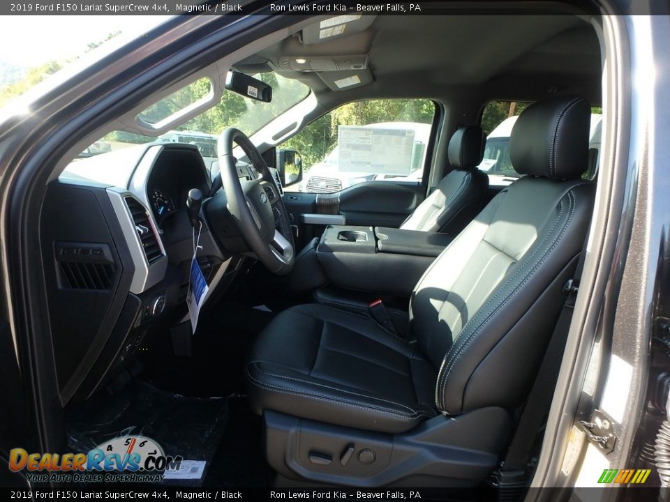 2019 Ford F150 Lariat SuperCrew 4x4 Magnetic / Black Photo #11