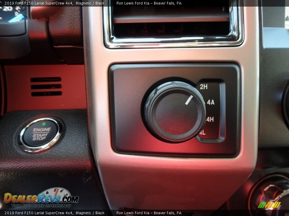 2019 Ford F150 Lariat SuperCrew 4x4 Magnetic / Black Photo #17