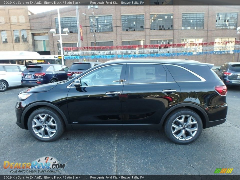 Ebony Black 2019 Kia Sorento SX AWD Photo #6
