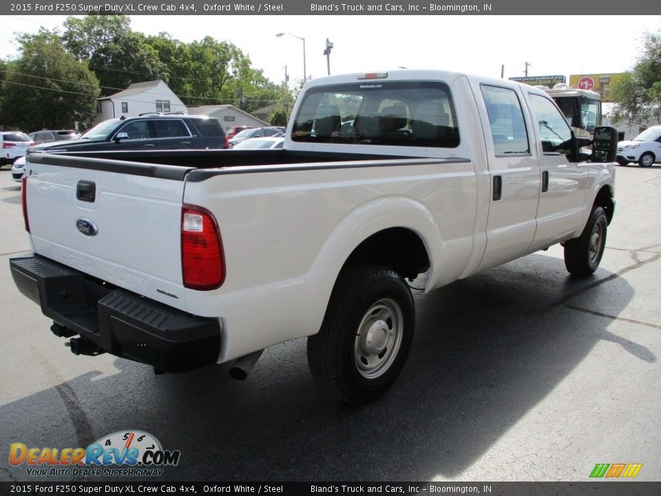 2015 Ford F250 Super Duty XL Crew Cab 4x4 Oxford White / Steel Photo #4
