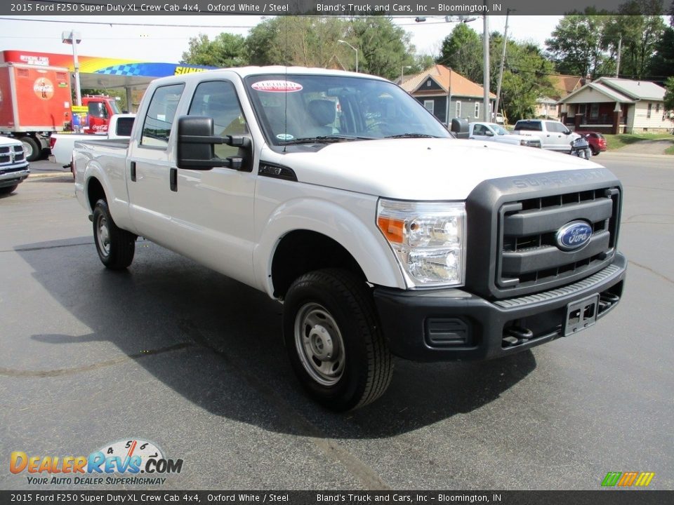 2015 Ford F250 Super Duty XL Crew Cab 4x4 Oxford White / Steel Photo #5