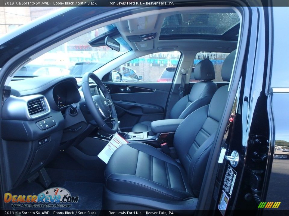 2019 Kia Sorento SX AWD Ebony Black / Satin Black Photo #12