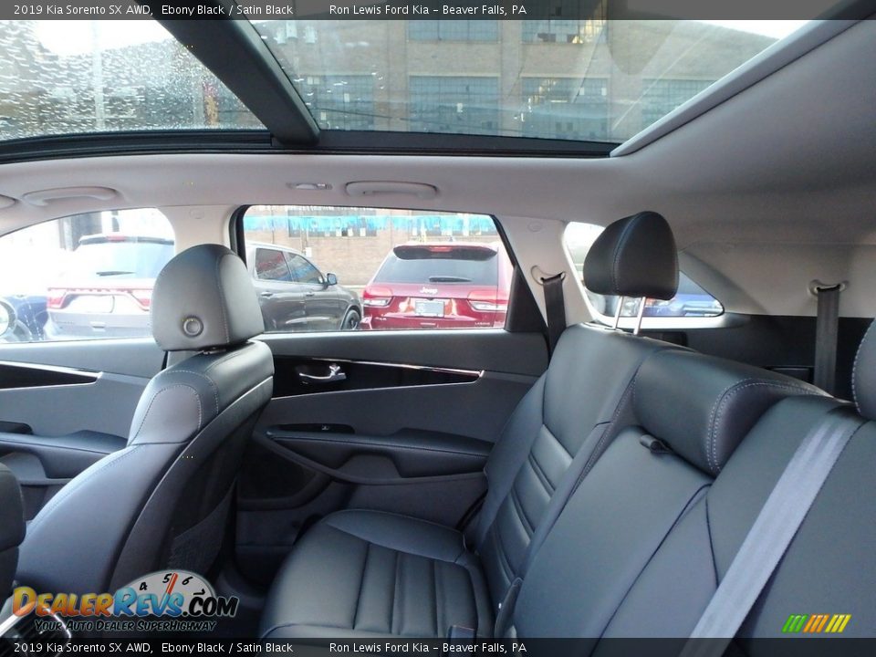 2019 Kia Sorento SX AWD Ebony Black / Satin Black Photo #13