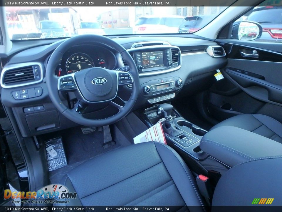 2019 Kia Sorento SX AWD Ebony Black / Satin Black Photo #14