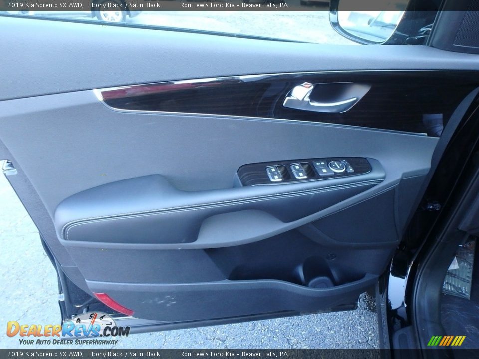 2019 Kia Sorento SX AWD Ebony Black / Satin Black Photo #15