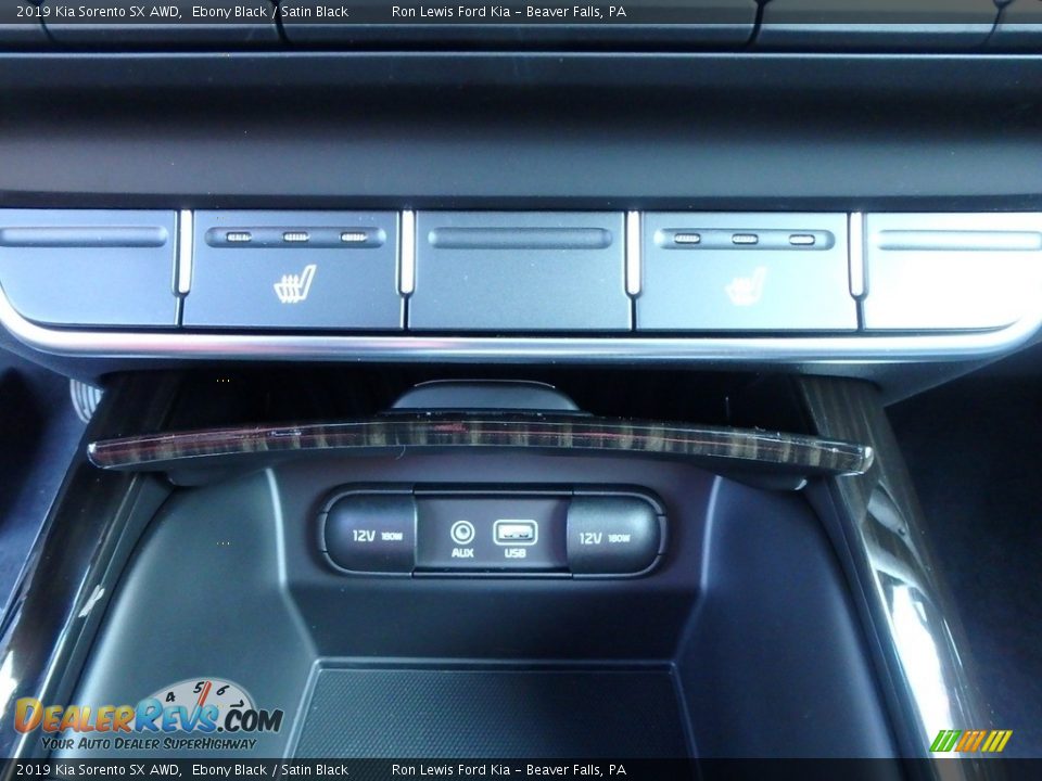 2019 Kia Sorento SX AWD Ebony Black / Satin Black Photo #18