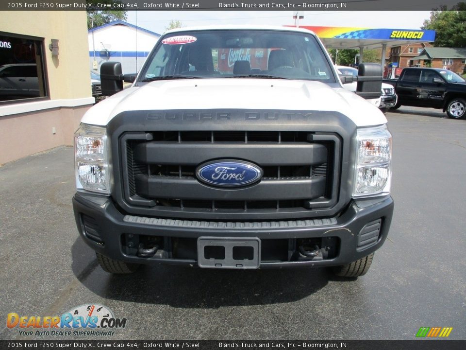 2015 Ford F250 Super Duty XL Crew Cab 4x4 Oxford White / Steel Photo #19