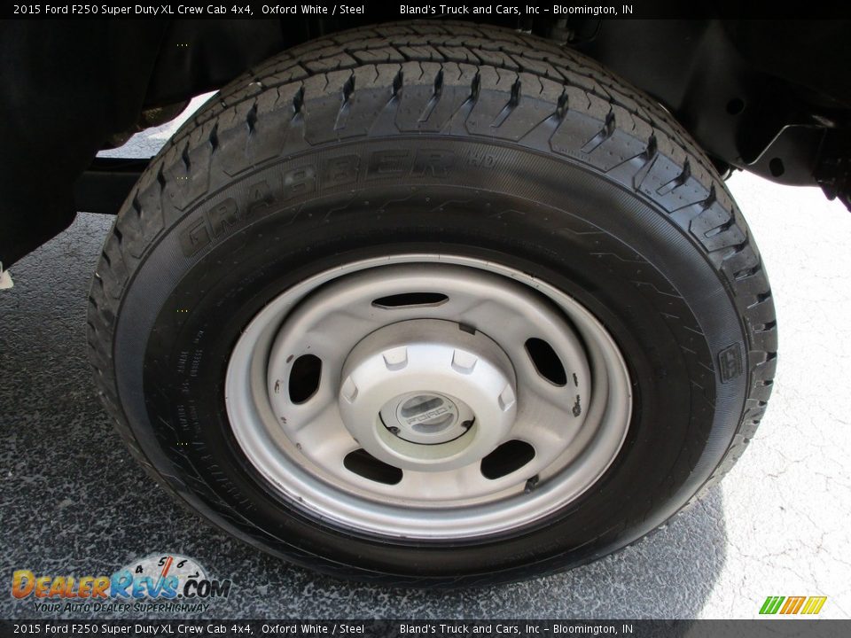 2015 Ford F250 Super Duty XL Crew Cab 4x4 Oxford White / Steel Photo #20