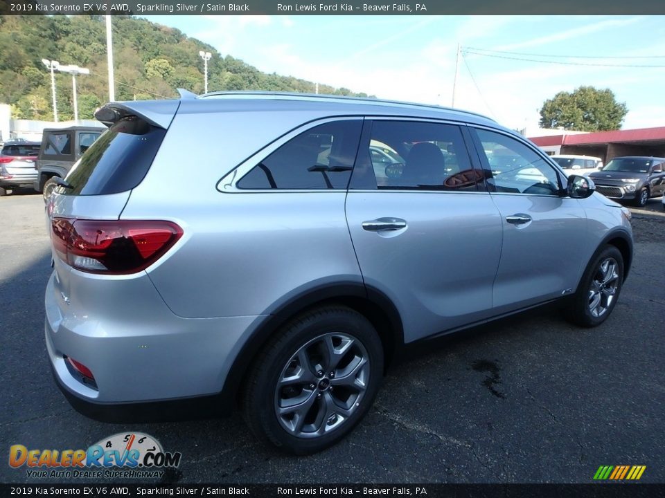 2019 Kia Sorento EX V6 AWD Sparkling Silver / Satin Black Photo #2