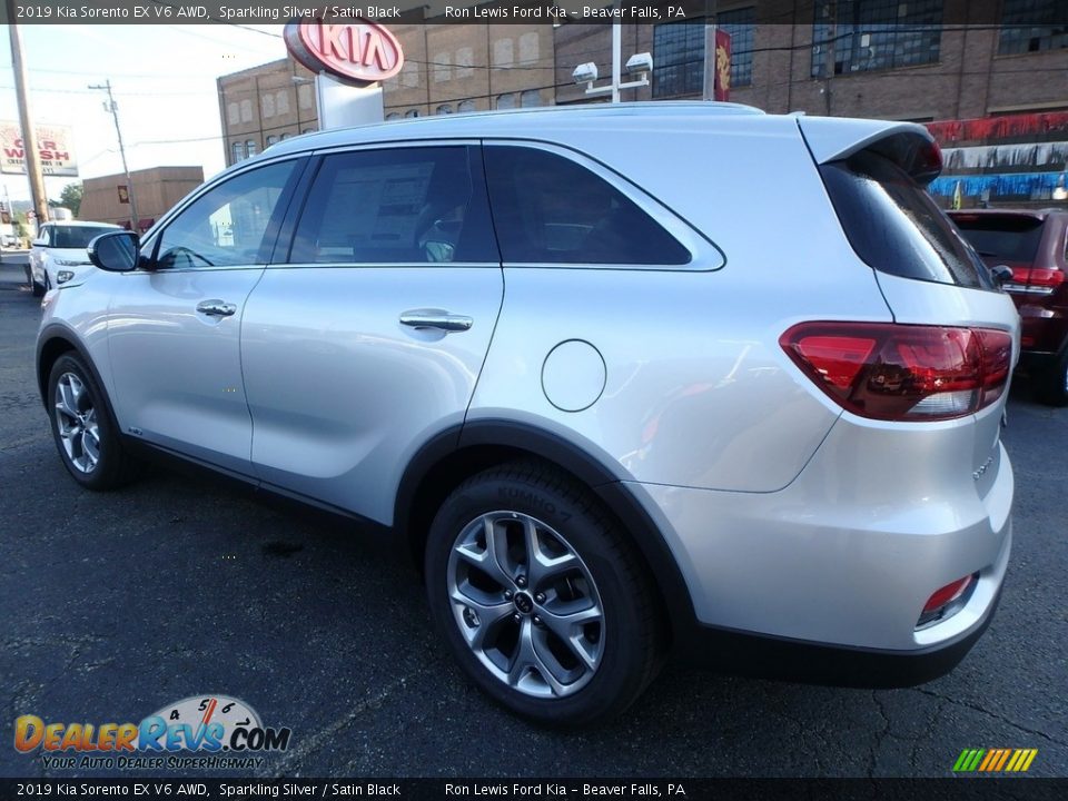 2019 Kia Sorento EX V6 AWD Sparkling Silver / Satin Black Photo #5