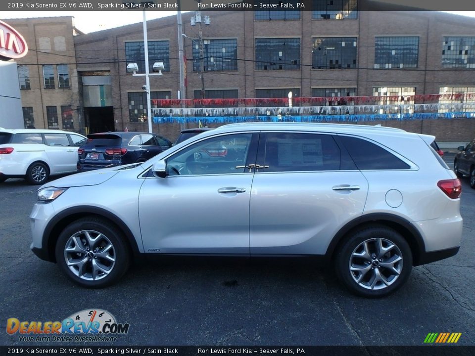 Sparkling Silver 2019 Kia Sorento EX V6 AWD Photo #6