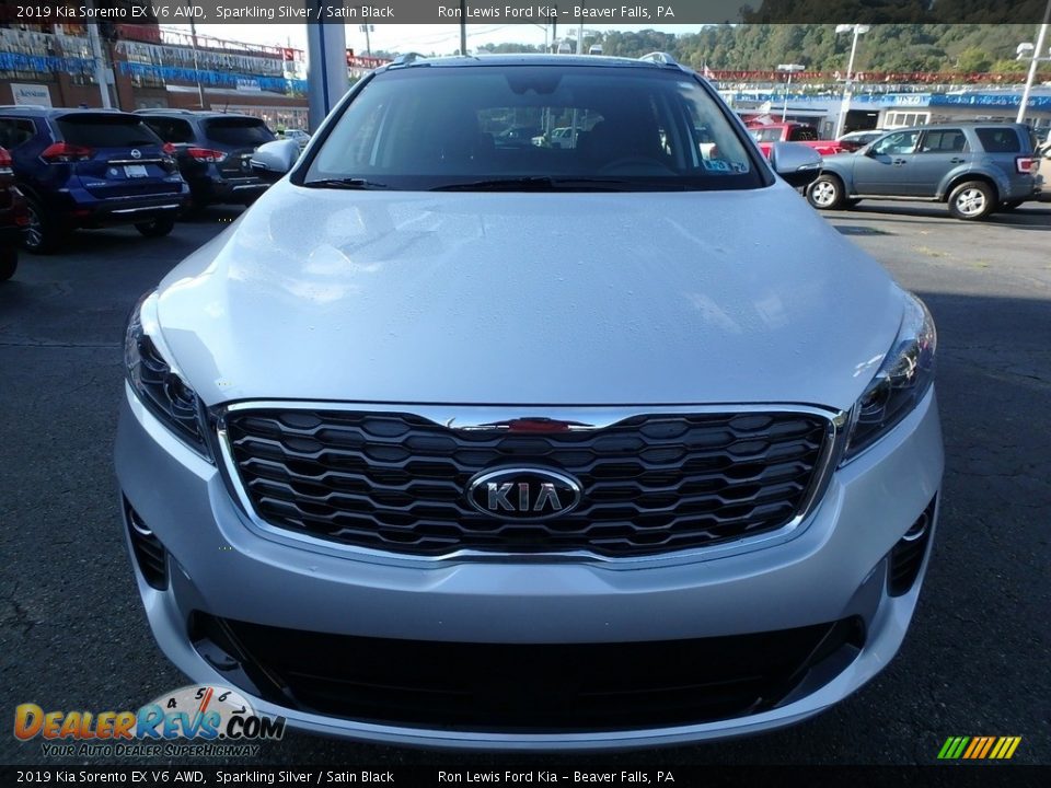 2019 Kia Sorento EX V6 AWD Sparkling Silver / Satin Black Photo #8
