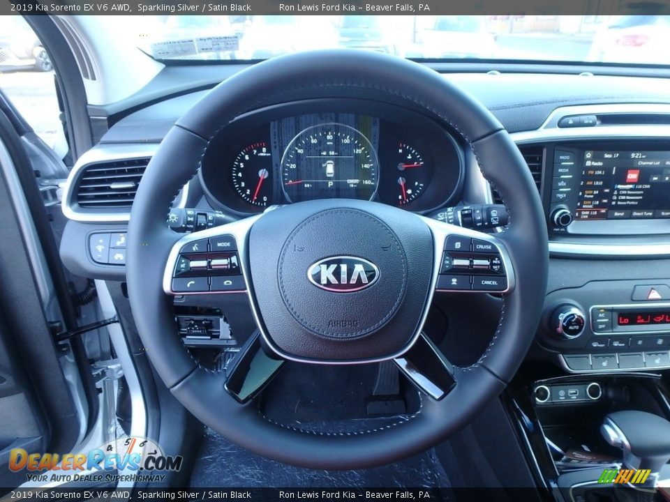 2019 Kia Sorento EX V6 AWD Steering Wheel Photo #17