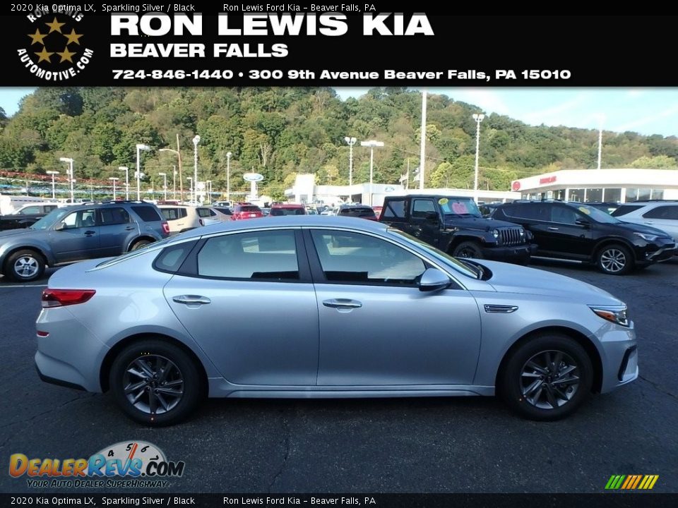 2020 Kia Optima LX Sparkling Silver / Black Photo #1