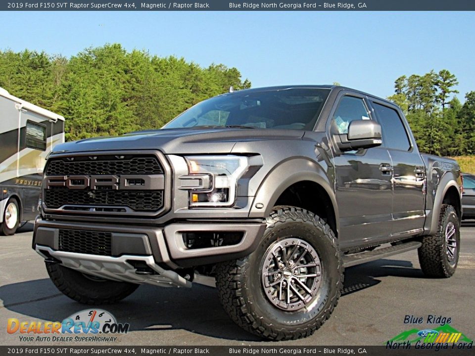 2019 Ford F150 SVT Raptor SuperCrew 4x4 Magnetic / Raptor Black Photo #1