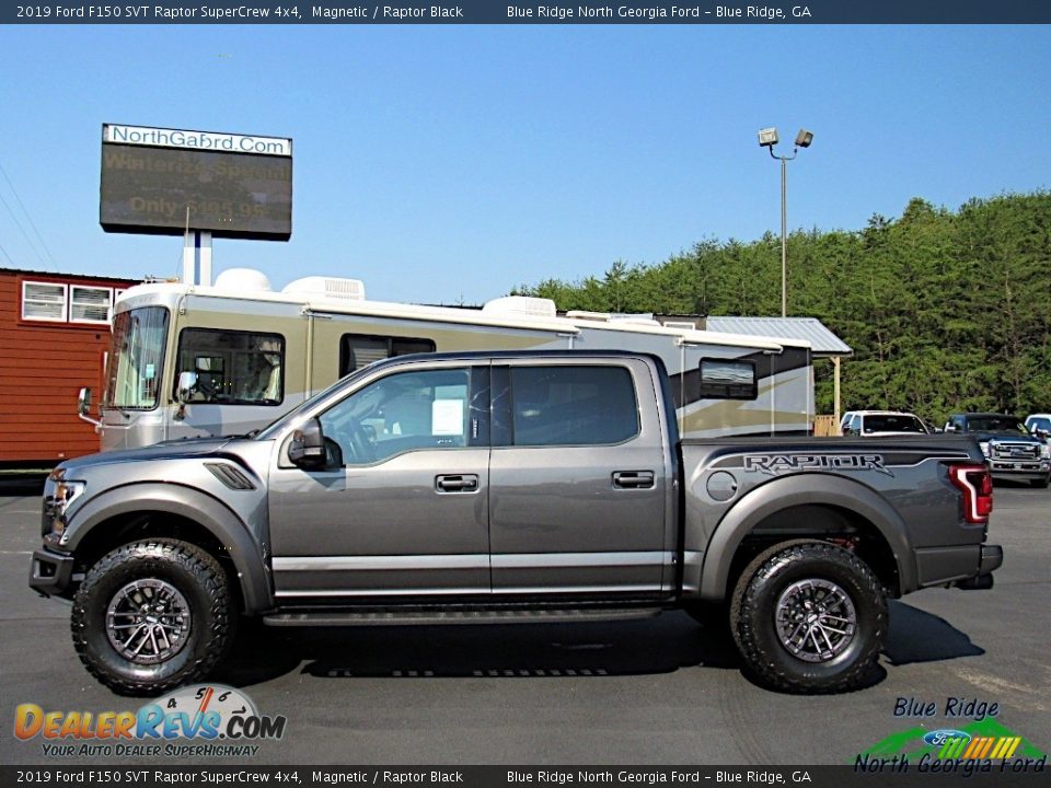 2019 Ford F150 SVT Raptor SuperCrew 4x4 Magnetic / Raptor Black Photo #2