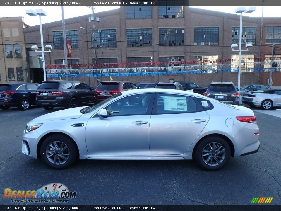2020 Kia Optima LX Sparkling Silver / Black Photo #6