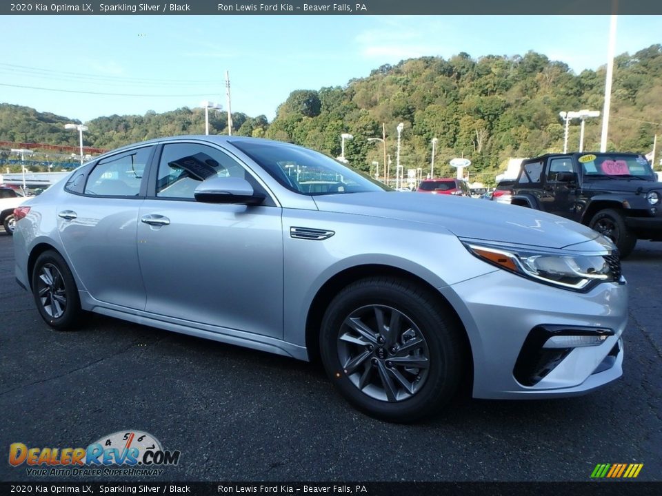 2020 Kia Optima LX Sparkling Silver / Black Photo #9