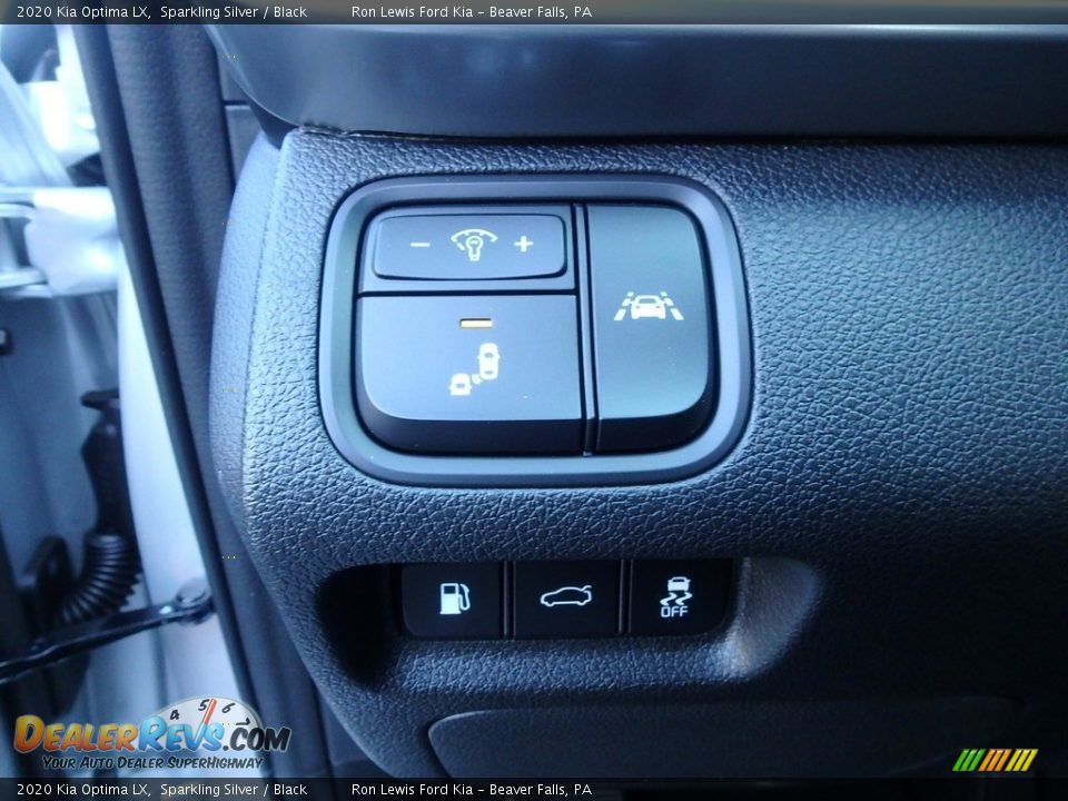 2020 Kia Optima LX Sparkling Silver / Black Photo #11