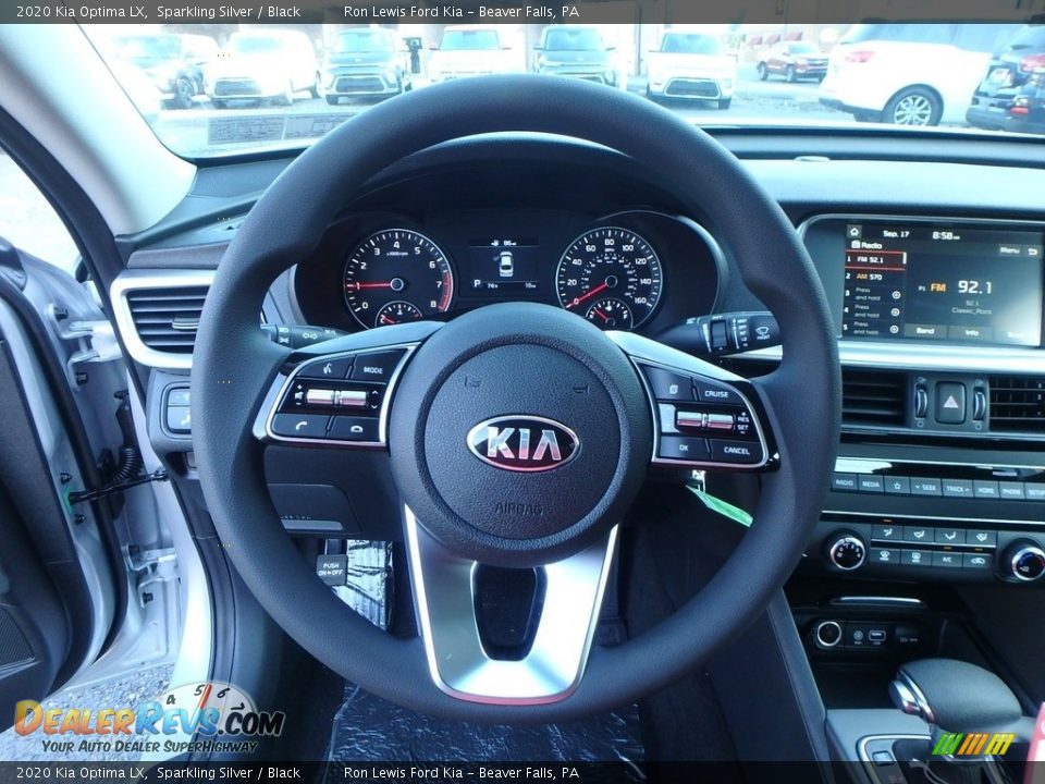 2020 Kia Optima LX Sparkling Silver / Black Photo #17