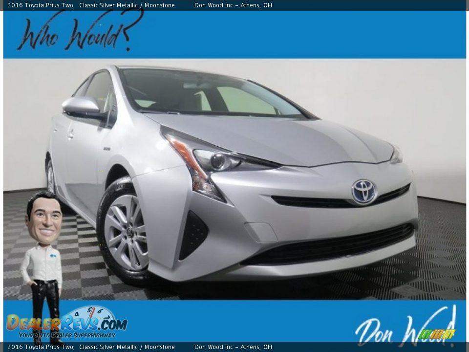 2016 Toyota Prius Two Classic Silver Metallic / Moonstone Photo #1